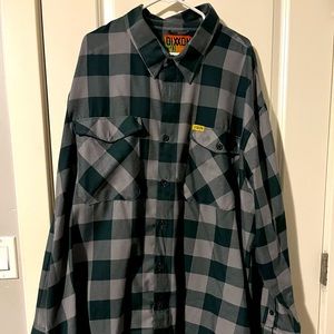 Dixxon flannel green and grey 5xl beeline